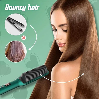 Hair Straightener Comb – Fast Heating, Gentle Styling & Frizz Control