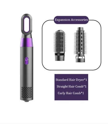 Pro Hot Air Brush – 3-in-1 Styler for Curling, Straightening & Volumizing