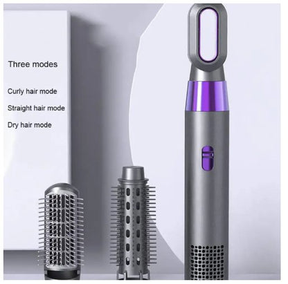 Pro Hot Air Brush – 3-in-1 Styler for Curling, Straightening & Volumizing